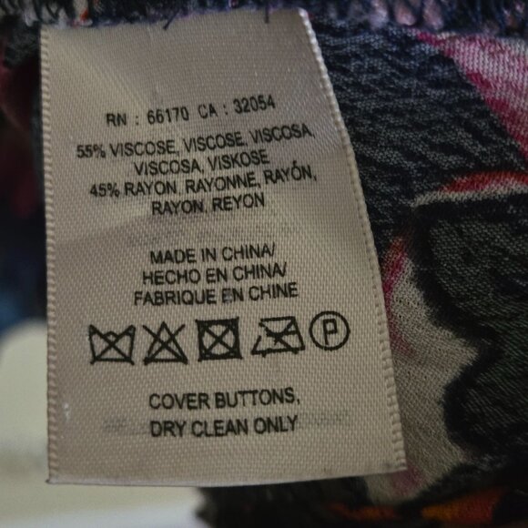 Anthropologie Maeve Caravane Tunic Dress Drop Waist Pockets Size L - Picture 12 of 12